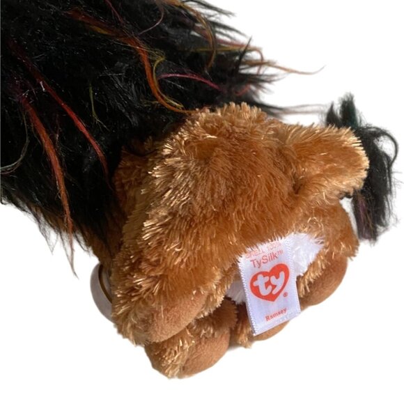 Ty Beanie Boos Ramsey The Lion-Corn Plush -7 inches-NWT - Picture 3 of 5